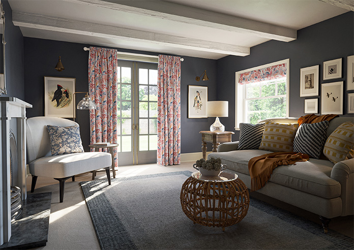 Acer, Mulberry - Made to Measure Curtain - Image 8